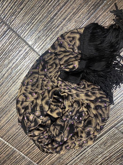 Шарф розшитий бісером