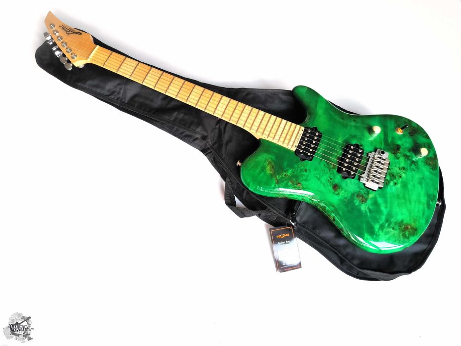 Para Custom One-Piece Poplar Burl '2023 Emerald Green w/GigBag