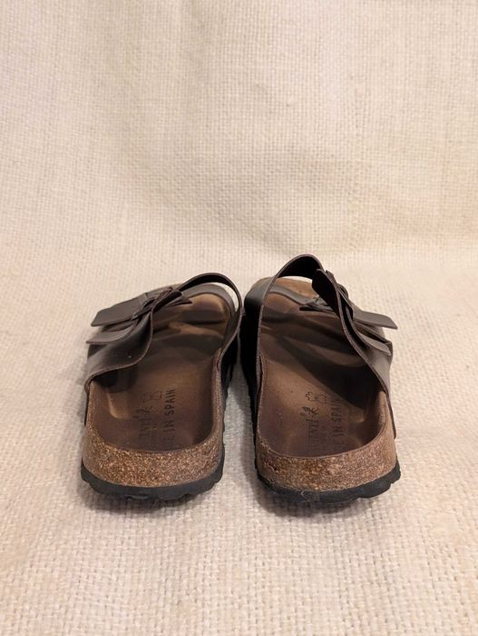 Klapki skórzane męskie