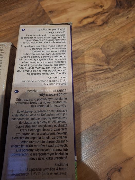 Urządzenie na krety