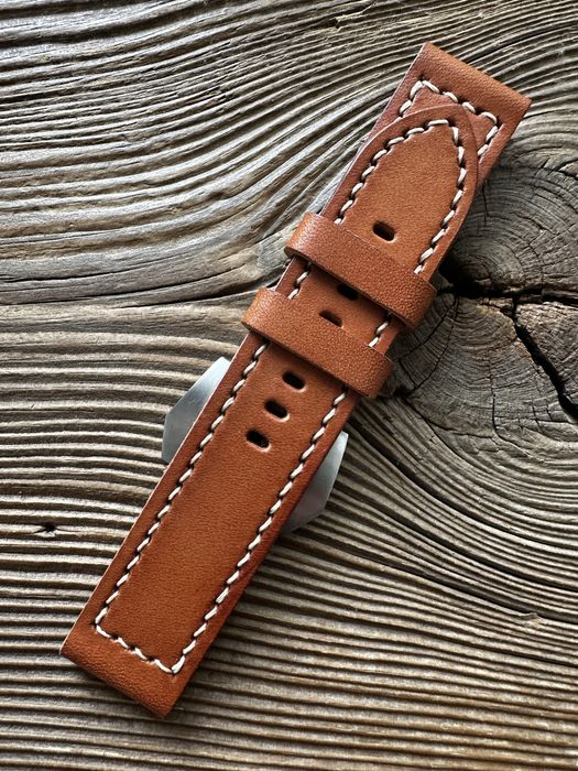 Pasek do zegarka Panerai 24 mm handmade skóra naturalna