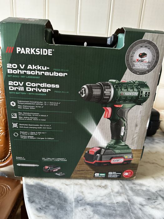 Aparafusadora Parkside 20v