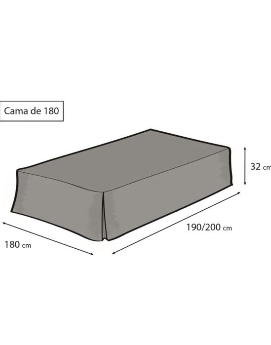 Cobertura sommier cama casal