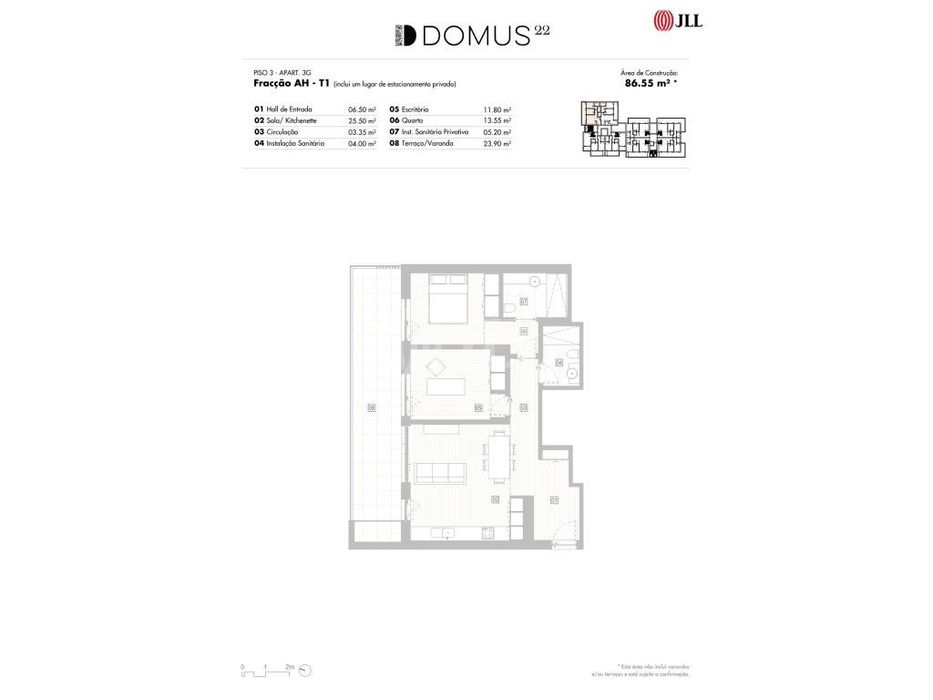 Apartamento T1+1 Duplex com estacionamento, no DOMUS, Lagos, Algarve