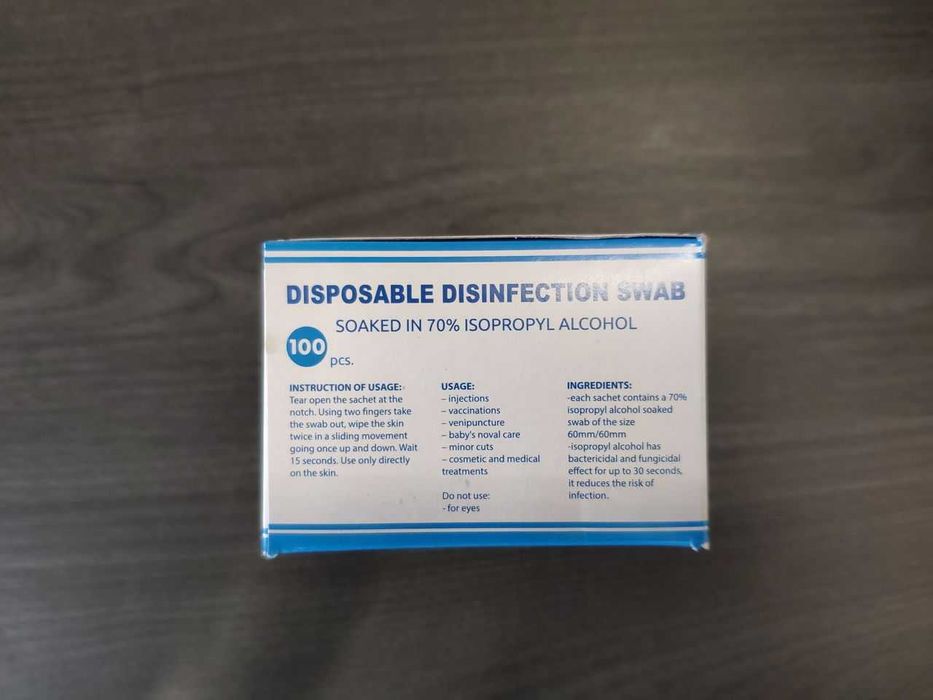 2000 szt* gaziki dezynfekcyjne* SoftMed UROMED nasączone alkoholem 70%