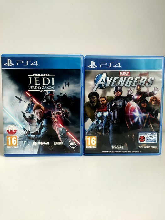 PS4 Zestaw Marvel Avengers + Star Wars Jedi: Upadły Zakon Fallen Order