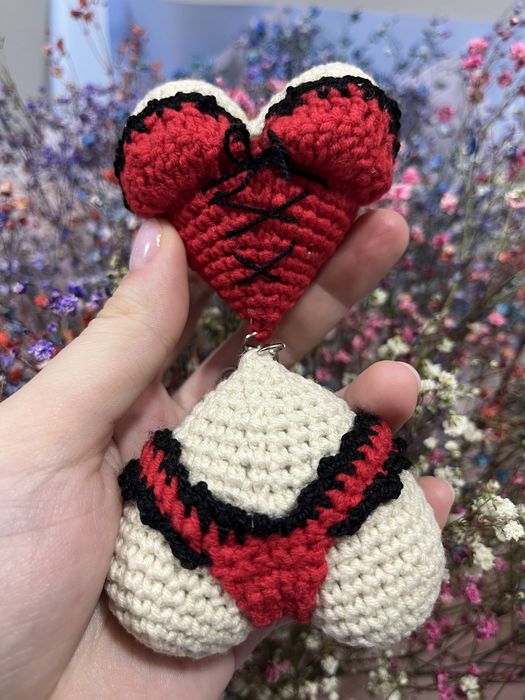 Парний брелок подарунок на 14 лютого