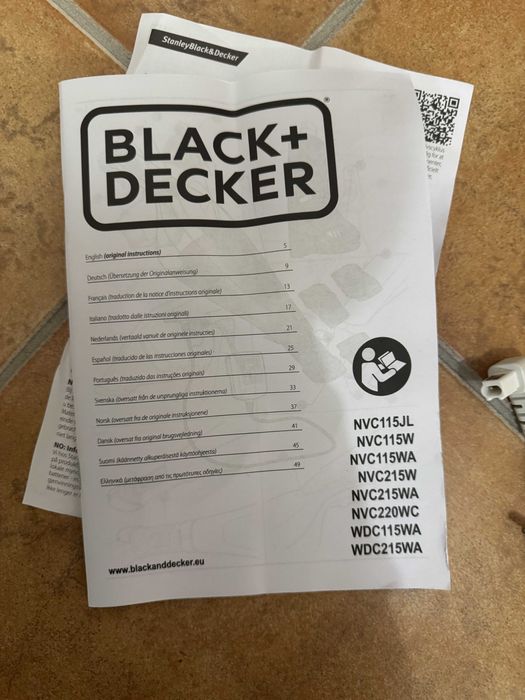 Aspirador Portátil BLACK + DECKER 3.6V