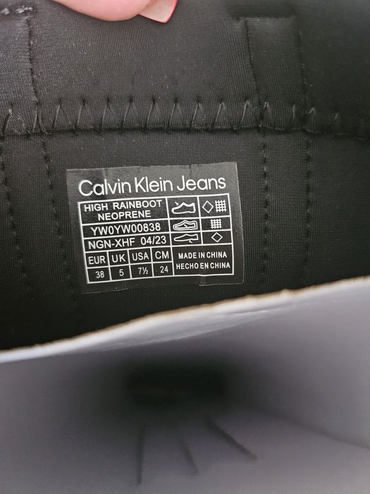 Kalosze Calvin Klein Jeans r.38 Oryginał