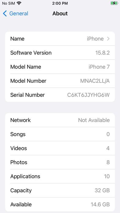 iPhone 7 32 GB - bateria 90%