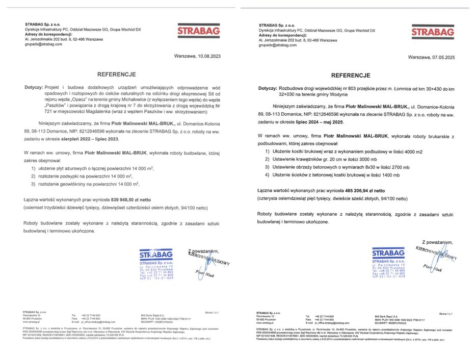 Ukladanie kostki brukowej przemysłowej / System 3D