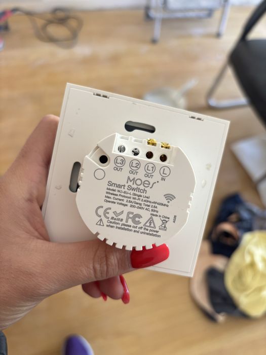 Interruptor wifi moes smart switch 1 Botão427870692594821121