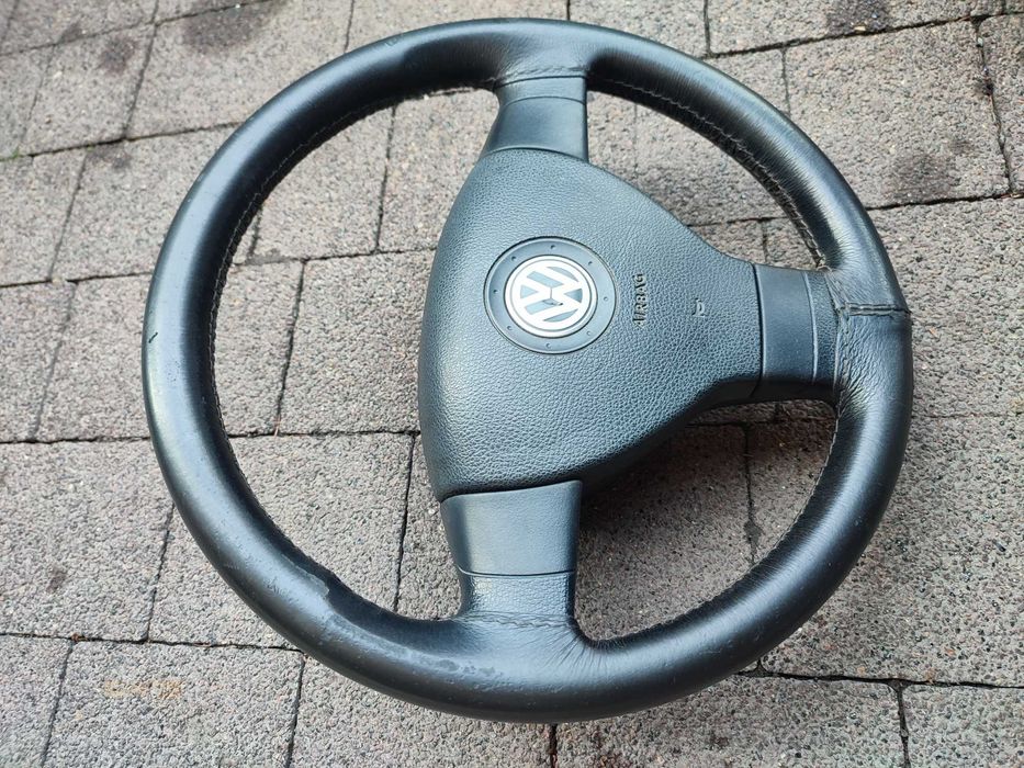 Kierownica Trójramienna Skóra VW Golf 5 V VW Passat B6