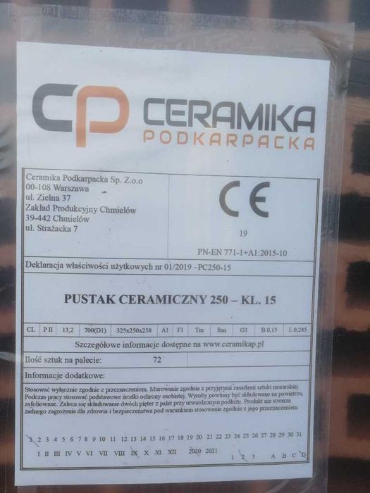 Leier THERMOPOR® 25 P+W,  6zł./BRUTTO