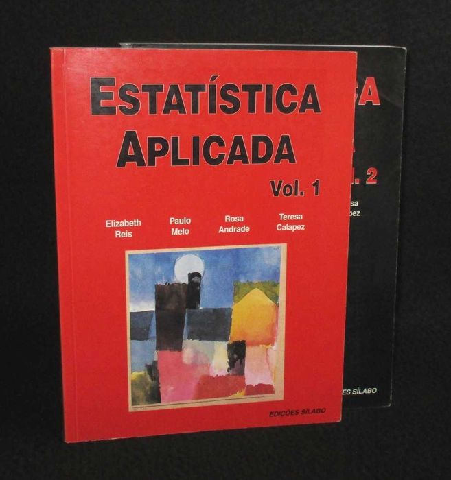 Livros Estatística Aplicada Elizabeth Reis 2 Volumes