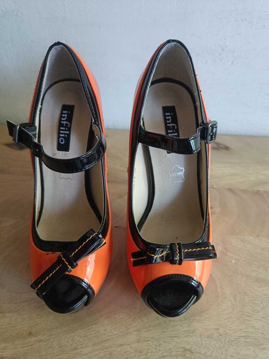 Piękne szpilki styl Louboutin rozm. 36 Infilio