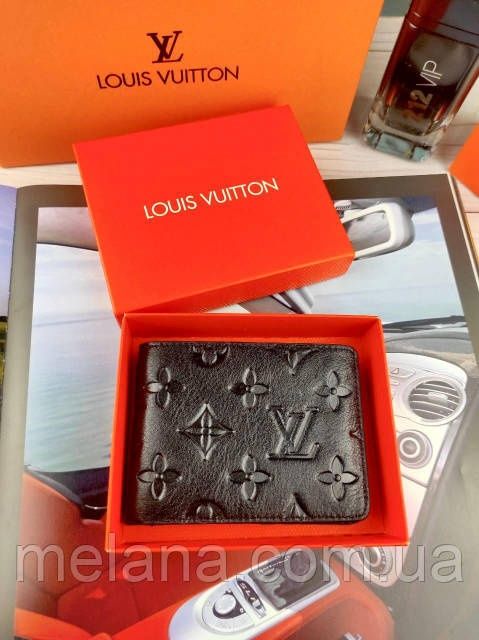 Мужской кожаный кошелек Louis Vuitton Луи Витон гаманець чоловічий