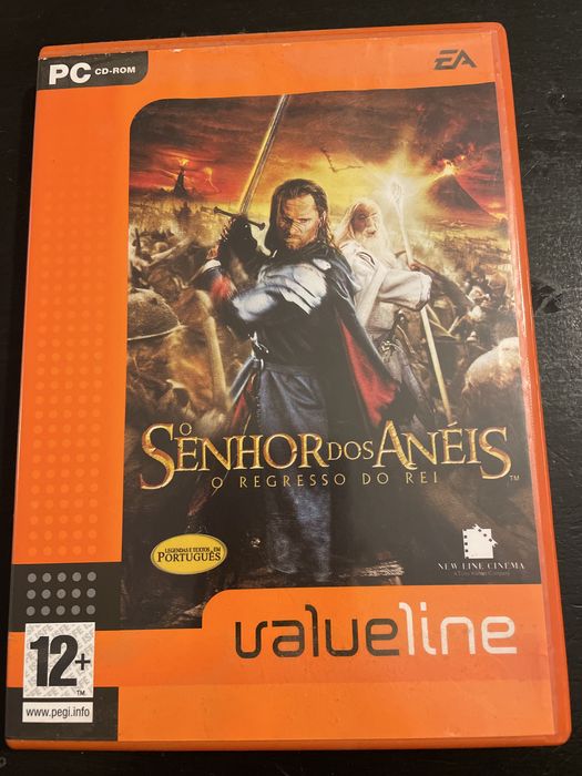 Jogos PC O Senhor dos Anéis - O Regresso do Rei e Splinter Cell