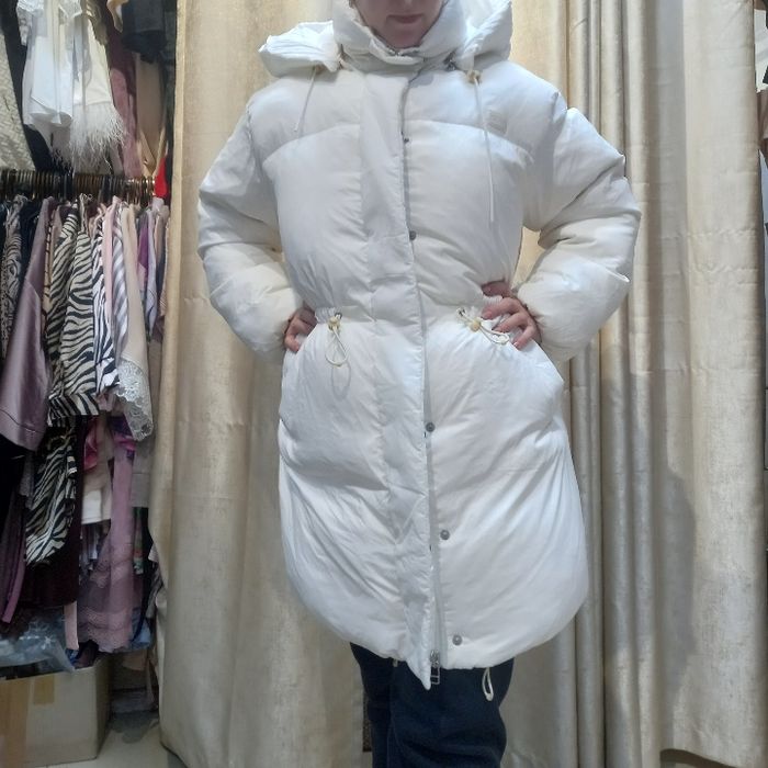 Жіноча нова Куртка Пуховик Levis Bubble Puffer Down Coat білого кольор