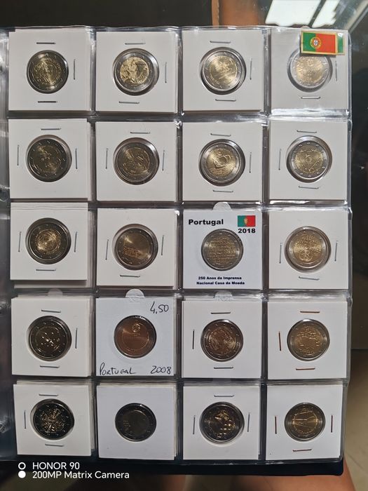 2€ Moedas UNC - Rolos