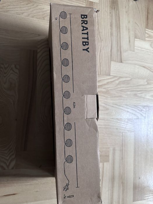 Lampki Halloween IKEA BRATTBY – girlanda lampionów, nietoperze