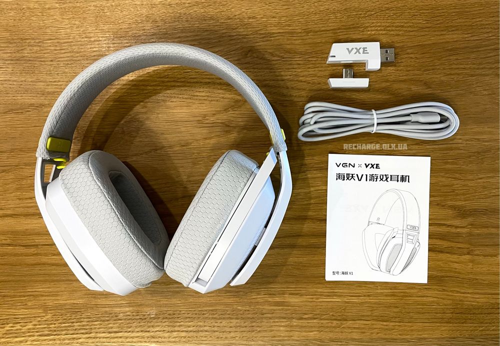 НОВІ VGN VXE Siren V1 Wireless | ІГРОВІ БЕЗДРОТОВІ Навушники