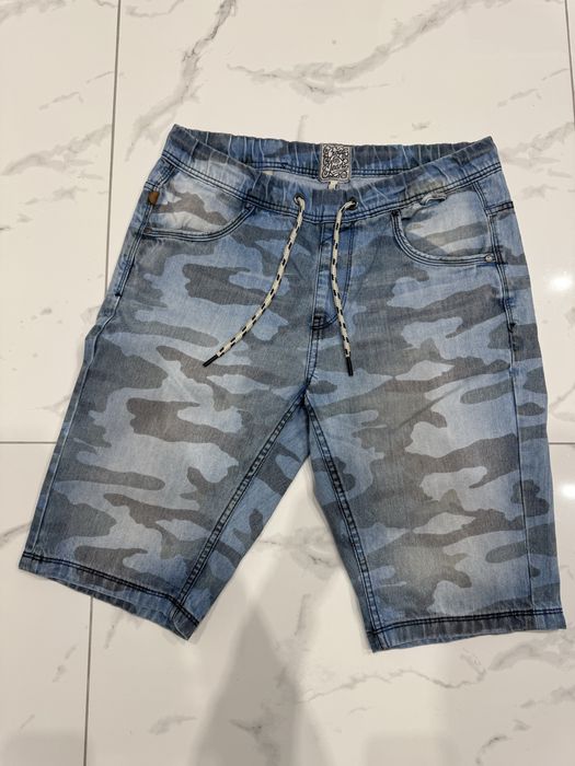 Spodenki jeansowe moro