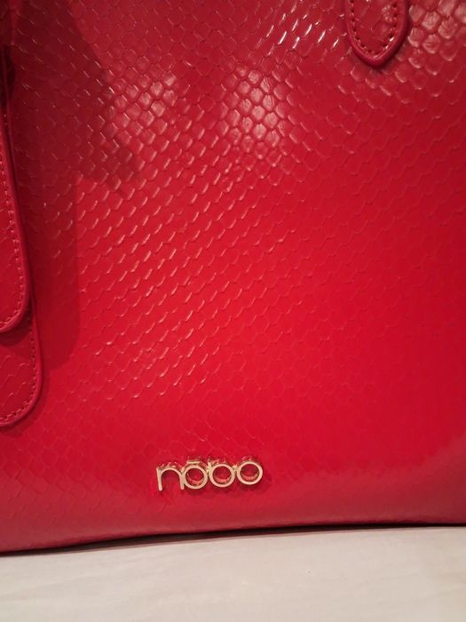 Duża czerwona torebka lakierowana . Nowa