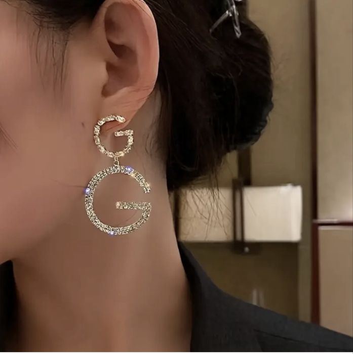 Стильные модные серьги в стиле Gucci, новые