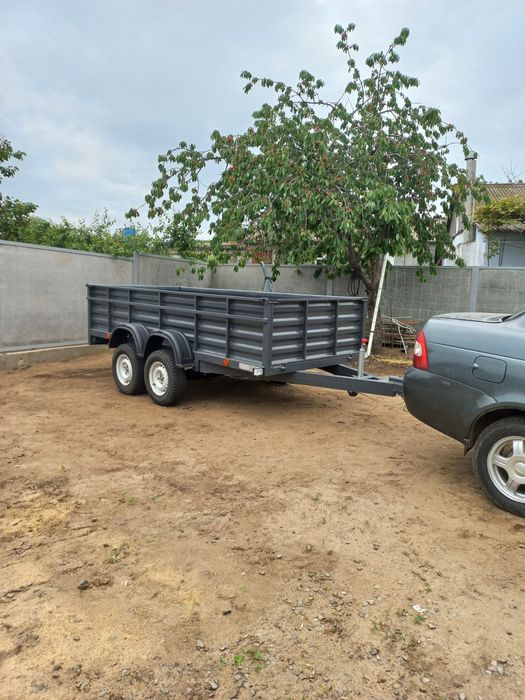 Прицеп двухосный, б/у.