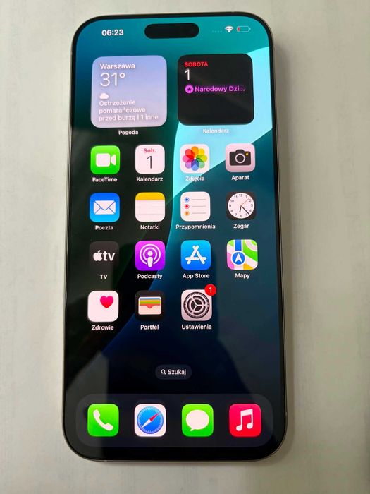 biały iphone 16 pro max 256 gb
