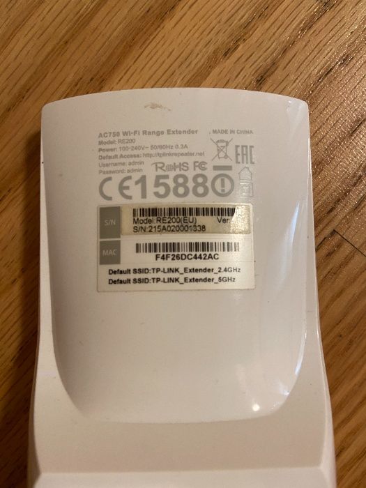TP-LINK RE200 WiFi Repeater64343246490241122