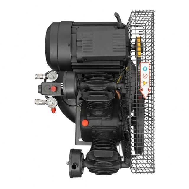 Компресор 100л, вертикальний, 3 кВт, 220 В, 10 ат INTERTOOL PT-0017.