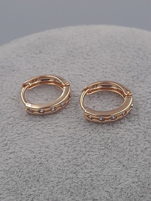 Drobne kolczyki kółeczka Xuping