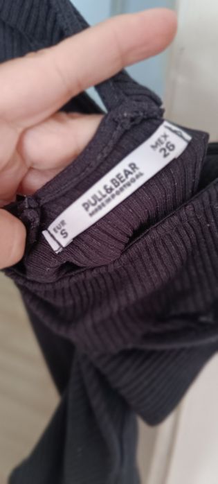 Body preto marca Pull e Bear. Tamanho S. Usado. Algodão