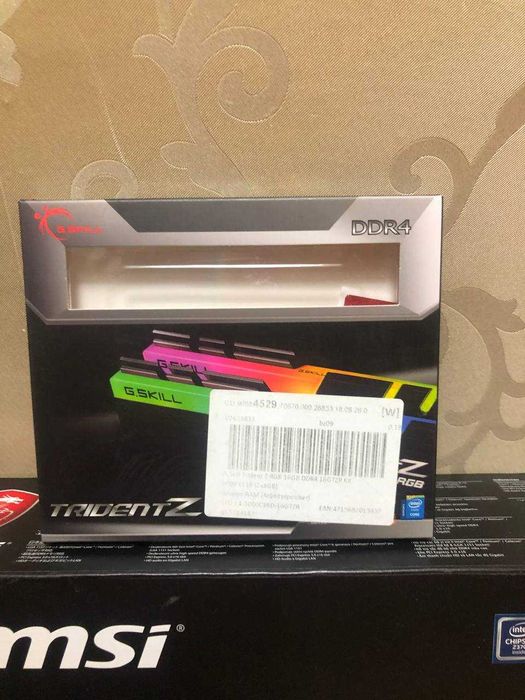 Процессор Intel 8700K, Z370 GAMING PRO CARBON AC , G.skill trident RGB