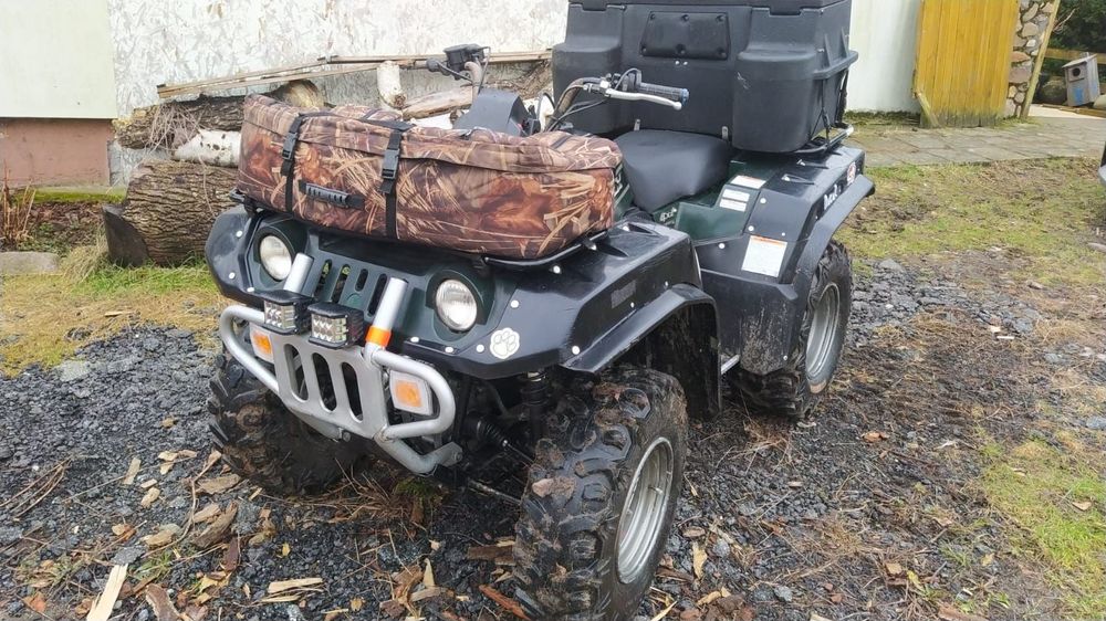 Yamaha Grizzly Zarejestrowany 4x4 Yamaha Grizzly 600 - hak, kufry, LED