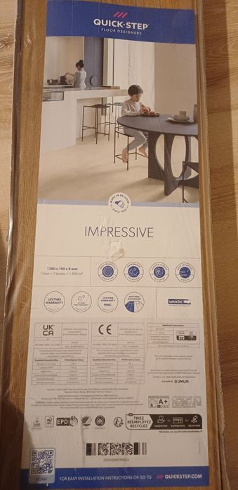 Sprzedam panele Quick Step IMPRESSIVE