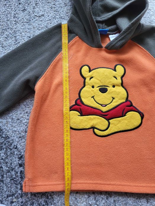 Kubuś Puchatek Bluza polar z kapturem roz. 104