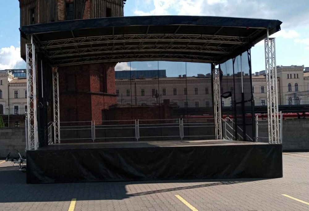 Scena  podesty  nagłośnienie  oświetlenie agregaty realizacja-wynajem