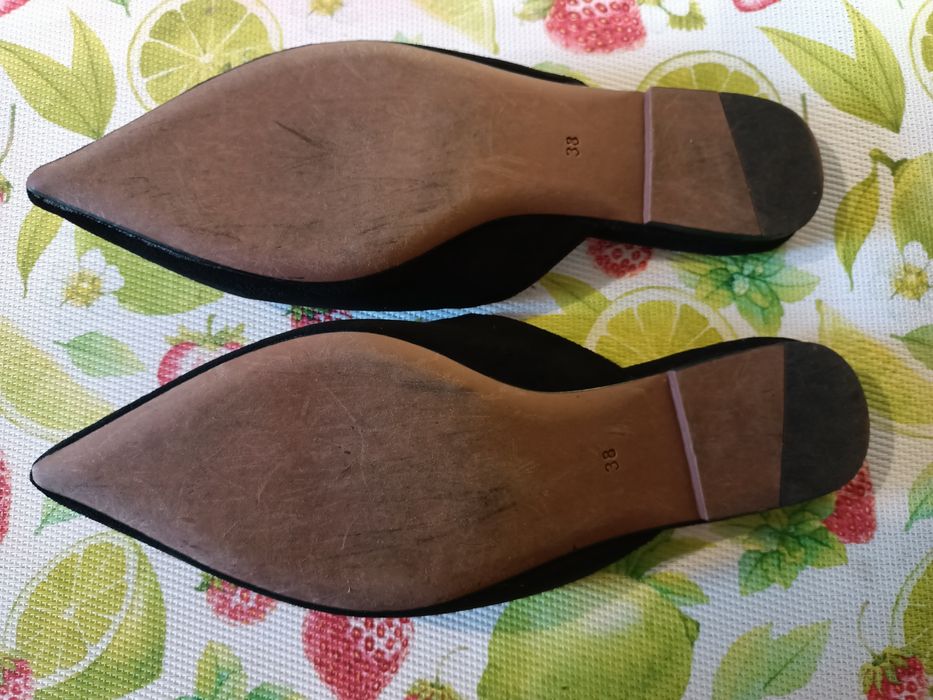 Продам мюли замшевые