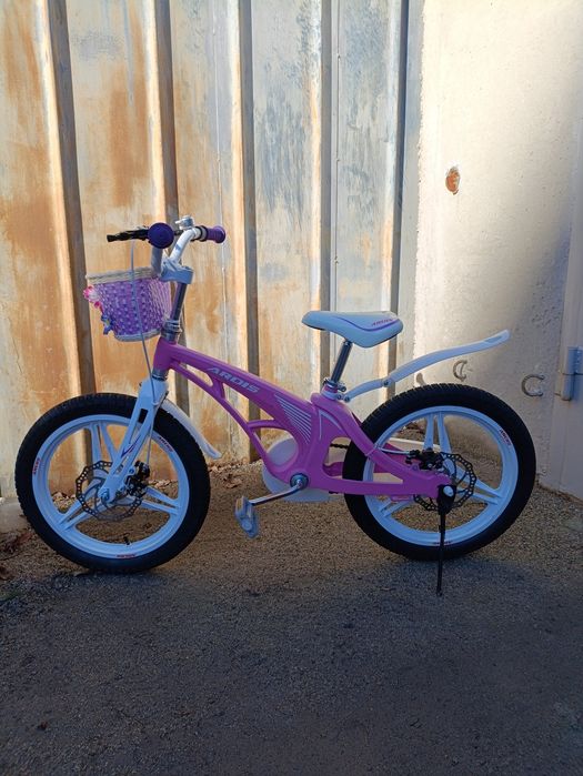 Дитячий велосипед  Ardis 18" фіолетовий з бічними колесами