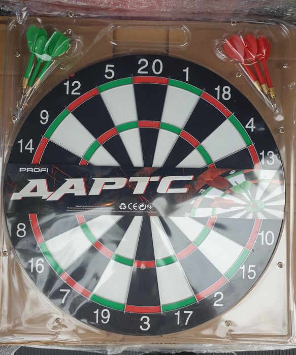 Дартс великий гра 40см максі 6 дротиків дарц