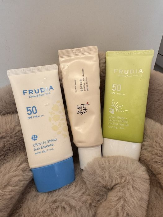 Zestaw SPF50 beauty of joseon i Frudia