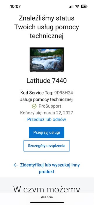 Dell Latitude 7440 — i7 13. gen, 16GB RAM, Dotyk, 2024 — Stan idealny