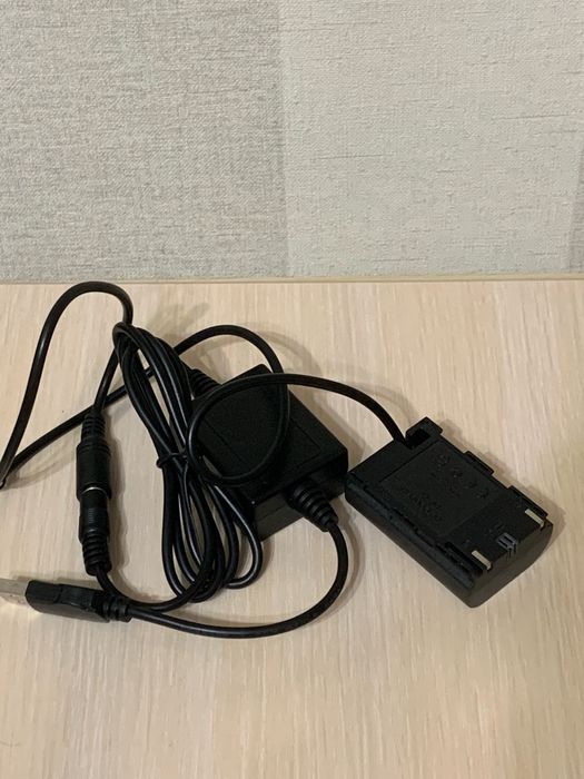 Canon Lp-e6 coupler каплер фіктивна батарея живлення від павербанку