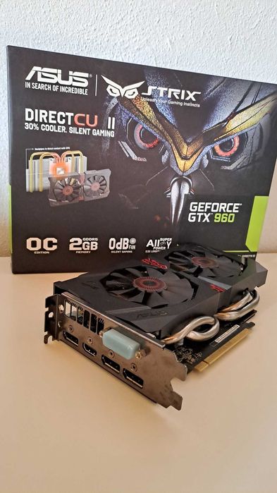 Placa gráfica Nvidia GeForce Asus Strix GTX 960