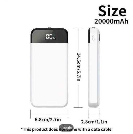 Павербанк POWER BANK 20000 мАг