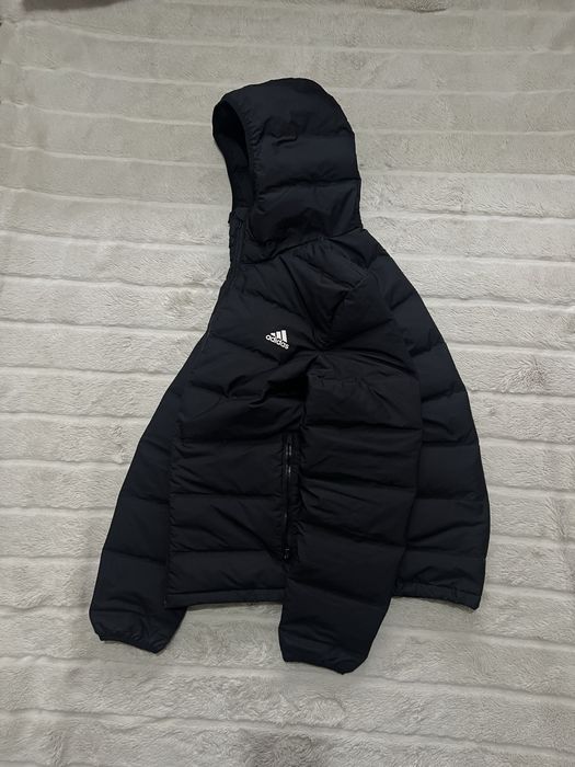 ADIDAS (L) Helionic Puffer Jacket мужской пуховик оригинал черный зима