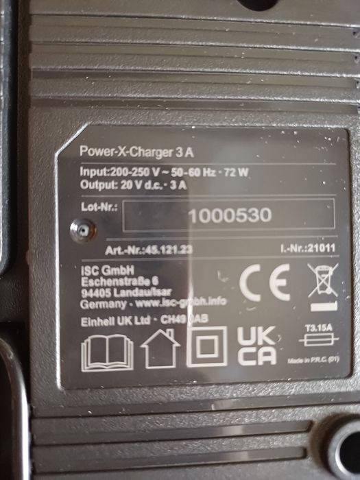 Ładowarka Einhell power x charger